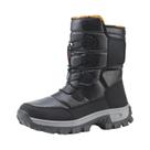 Botas De Inverno Masculinas Quentes E Impermeáveis Com Pelúcia, Cano Alto, Antiderrapantes Para