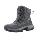 Botas De Inverno Masculinas Quentes, Impermeáveis, Com Pelúcia, Cadarço, Cano Alto, Antiderrapantes,