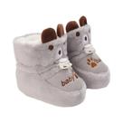 Botas De Inverno Para Bebês De 0 a 1 Ano, Quentes, Fofas, Com Solado Macio, Sapatos De Caminhada Em