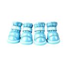 Botas De Inverno Para Cães 4 Peças Quentes Antiderrapantes Ajustáveis Protetores De Patas Refletivos