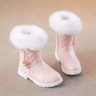 Botas de inverno para meninas.