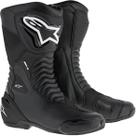 Botas de motocicleta Alpinestars SMX S pretas para homens tamanho 47