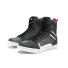 Botas de motocicleta BORLENI Street Riding Shoes para homens cinza 9.5 Botas de motocicleta BORLENI Street Riding Shoes para homens cinza 9.5