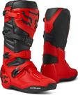 Botas de motocross Fox Racing Comp Flo vermelhas tamanho 14