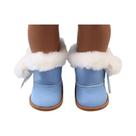 Botas de Neve de Pelúcia para Boneca de 18 Polegadas (75cm) - Sapatos para Festas e Festivais