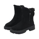 Botas De Neve Femininas Quentes De Inverno Com Plataforma Antiderrapante, Sapatos De Camurça Com Botas De Neve Femininas Quentes De Inverno Com Plataforma Antiderrapante, Sapatos De Camurça Com