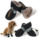 Botas de neve para cães LUZGAT Sapatos de inverno para cães pequenos e médios