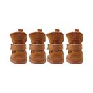 Botas De Neve Para Pets Em Pelúcia Espessa, Antiderrapantes, Quentes, De Algodão, Para Cães Pequenos