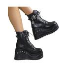 Botas De Plataforma Punk Goth Para Mulheres Tamanho 43, Moda Casual 2024 Botas De Plataforma Punk Goth Para Mulheres Tamanho 43, Moda Casual 2024