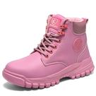 Botas de segurança CORANSBER Steel Toe impermeáveis para mulheres/homens