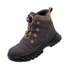 Botas De Trabalho Indestrutíveis À Prova d'Água Com Biqueira De Aço Para Homens, Calçados De