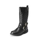 Botas DREAM PAIRS para niñas hasta la rodilla negras talla 2