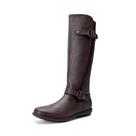 Botas DREAM PAIRS TRACE Cano Alto Forradas com Pelo Sintético Marrom 40