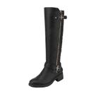 Botas DREAM PAIRS UTAH-W Cano Alto Preto 44 cm para Panturrilha Larga