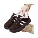 Botas Femininas De Inverno Em Fleece, Casuais, Impermeáveis, Com Solado Antiderrapante, Confortáveis