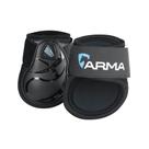 Botas Fetlock Shires Arma Carbon Black em tamanho real
