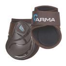 Botas Fetlock Shires Arma Carbon para cavalos (marrons, completas)