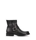 Botas Frye Veronica Flex preta de couro integral