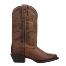 Botas Laredo Maddie femininas de couro bordado marrom tamanho 6,5