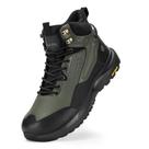 Botas masculinas FitVille Wide para caminhada ortopédica cinza/preta 9W