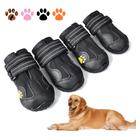 Botas para cães XSY&G, sapatos impermeáveis, sola antiderrapante refletiva