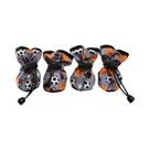 Botas Para Patas De Cães E Gatos Pequenos E Grandes, 4 Peças, Antiderrapantes, Macias, Ajustáveis,