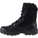 Botas táticas militares masculinas RIELD com zíper lateral, pretas