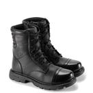 Botas táticas Thorogood Gen-Flex2 de 8” com zíper lateral em couro preto