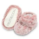 Botas térmicas Fruit of the Loom rosa para bebês de 6 a 12 meses