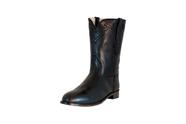 Botas TuffRider El Paso Couro Redondo Preto 25 cm