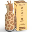 Botella Asobu Bestie JIRAFA 460ml Aislada con Popote