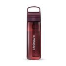 Botella con Filtro de Agua LifeStraw Go Serie 650ml Merlot