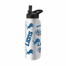 Botella de Agua Aislada NFL 1L para Fans del Equipo Detroit Lions