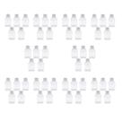 Botellas de almacenamiento TRENDBOX transparentes de PET 100 mL con tapa roscada x50