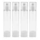 Botellas de viaje TRENDBOX 120 mL con bomba aspiradora sin aire, paquete de 4
