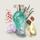 Botica 214 Paradise floral perfume 75ML - Notas florais de Frésia e toque pimenta preta e pêra