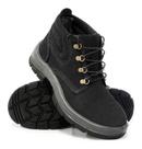 Botina amarrar couro nobuck preto n42 - kala