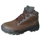 Botina amarril Nobuck Atacama Bracol marrom bico plastico