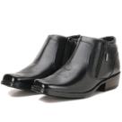 Botina Bota Masculina Social Country em Couro Espumada