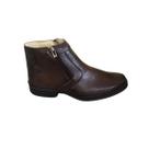 Botina Casual Masculina Social em Couro Com Zíper Rafarillo 9902