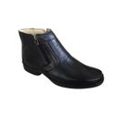 Botina Casual Masculina Social em Couro Com Zíper Rafarillo 9902