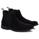 Botina Chelsea Masculina Couro Camurça Casual Botina Chelsea Masculina Couro Camurça Casual