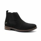 Botina Chelsea Masculina Couro Conforto Elegância Nobuck