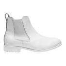 Botina Chicago Linha KPL Premium Couro Branca Moda Masculina