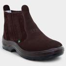 Botina Couro Flex 955 Masculina - Marrom