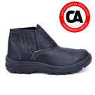Botina De Segurança CA 17137 Bota Bico PVC Sola PU Epi Botina De Segurança CA 17137 Bota Bico PVC Sola PU Epi