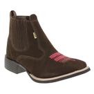 Botina Feminina Bico Quadrado Marrom F1000 32539