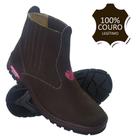 Botina Feminina Couro Modativa Agriculture