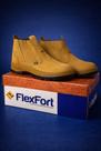 Botina Flex Nobuck Masculina Confortavável Solado Antiderrapante-FlexFort .