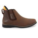 Botina Masculina Alper Anatomica Em Couro Marrom Botina Masculina Alper Anatomica Em Couro Marrom